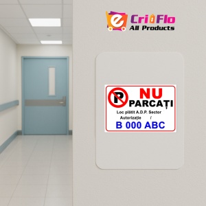 Indicator Nu parcati loc platit, Sticker autocolant - Img 4