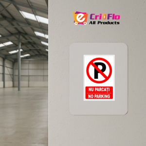 Indicator Nu parcati no parking, Sticker autocolant - Img 3