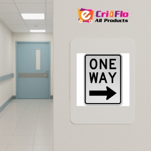 Indicator One Way Right Sign, Sticker autocolant - Img 4