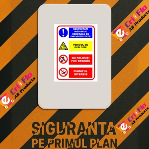 Indicator Panou de securitate, Sticker autocolant - Img 2