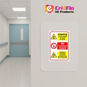 Indicator Panou pentru interiorul santierului, Sticker autocolant - Img 4