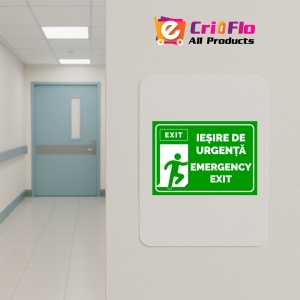 Indicator Panou santier in lucru in incinta santierului este obligatorie respectarea tuturol normelor de securitate si sanatate in munca, Sticker autocolant - Img 4