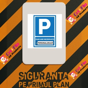 Indicator Parcare personalizata, Sticker autocolant - Img 2