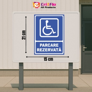 Indicator Parcare rezervata, Sticker autocolant - Img 2