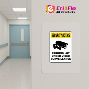 Indicator Parking Lot Under Surveillance Sign, Sticker autocolant - Img 4