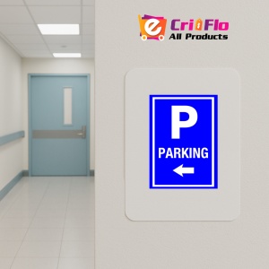 Indicator Parking With Left Arrow Sign, Sticker autocolant - Img 4