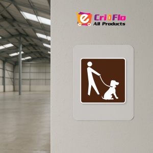 Indicator pentru animale de companie in lesa, Sticker autocolant - Img 3