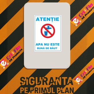 Indicator pentru apa potabila, Sticker autocolant - Img 2