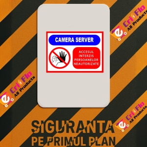 Indicator Pentru camera server, Sticker autocolant - Img 2