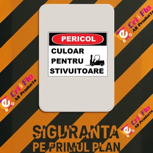 Indicator Pentru culoar stivuitoare, Sticker autocolant - Img 2