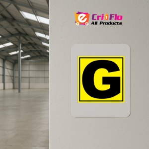 Indicator Pentru depozit litera G randul G si poarta G, Sticker autocolant - Img 3
