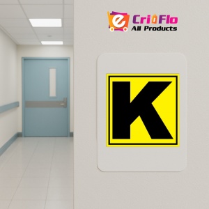 Indicator Pentru depozit litera K randul K si poarta K, Sticker autocolant - Img 4