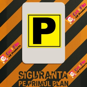 Indicator Pentru depozit litera P randul P si poarta P, Sticker autocolant - Img 2