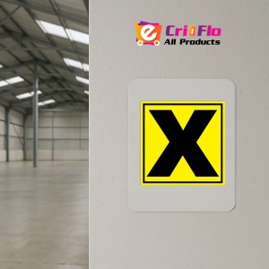 Indicator Pentru depozit litera X randul X si poarta X, Sticker autocolant - Img 3