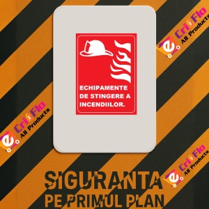 Indicator Pentru echipamente de stingere a incendiilor, Sticker autocolant - Img 2