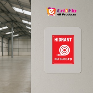 Indicator Pentru hidrant nu blocati, Sticker autocolant - Img 3