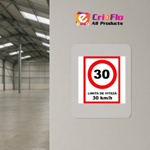 Indicator Pentru limita de viteza 5 km la ora, Sticker autocolant - Img 3