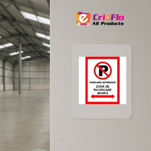 Indicator Pentru parcare interzisa zona de incarcare marfa, Sticker autocolant - Img 3