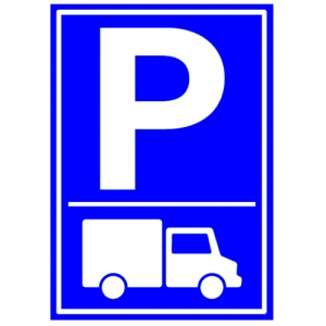 Indicator Pentru parcare tir, Sticker autocolant
