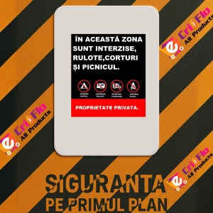 Indicator Pentru pasuni si paduri proprietati private, Sticker autocolant - Img 2