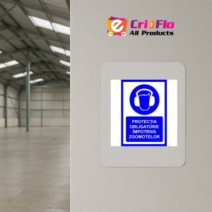 Indicator Pentru protectia obligatorie impotriva zgomotelor, Sticker autocolant - Img 3