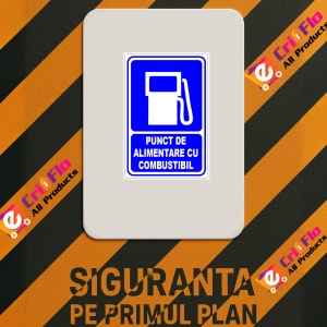 Indicator Pentru punct de alimentare cu combustibil, Sticker autocolant - Img 2