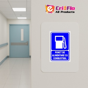 Indicator Pentru punct de alimentare cu combustibil, Sticker autocolant - Img 4