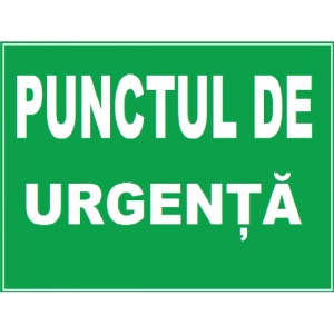 Indicator Pentru punctul de urgenta, Sticker autocolant