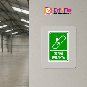 Indicator Pentru scara rulanta in sus, Sticker autocolant - Img 3