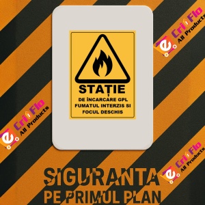 Indicator Pentru statie in incarcare GPL, Sticker autocolant - Img 2