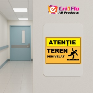 Indicator Pentru teren denivelat, Sticker autocolant - Img 4