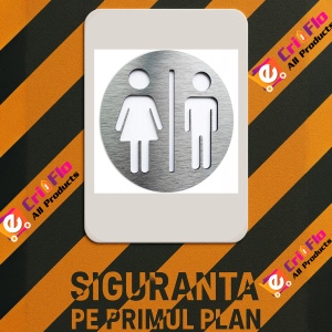 Indicator pentru toaleta comuna pentru baie, Sticker autocolant - Img 2