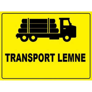 Indicator pentru transport lemne, Sticker autocolant