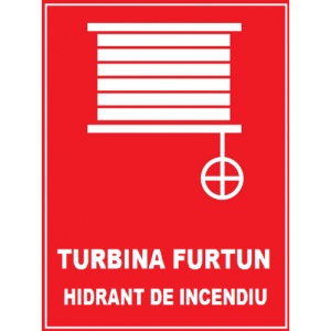 Indicator Pentru turbina furtun hidrant de incendiu, Sticker autocolant