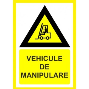 Indicator Pentru vehicule de manipulare, Sticker autocolant