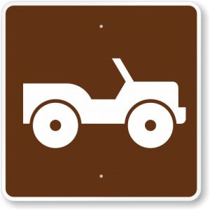 Indicator Pentru vehicule off-road, Sticker autocolant