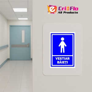 Indicator Pentru vestiar baieti, Sticker autocolant - Img 4