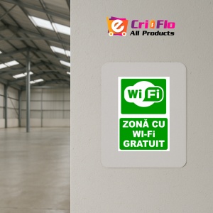 Indicator Pentru zona cu wi-fi gratuit, Sticker autocolant - Img 3