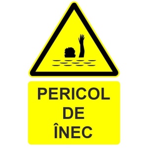 Indicator Pericol de inec indicator de avertizare, Sticker autocolant