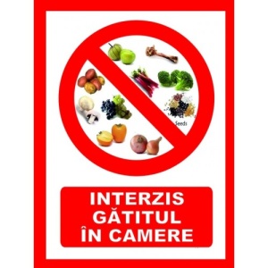 Indicator Placute interzis gatitul in camera pentru hotel si pensiune, Sticker autocolant