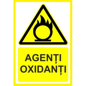 Indicator Placute pentru agenti oxidanti, Sticker autocolant