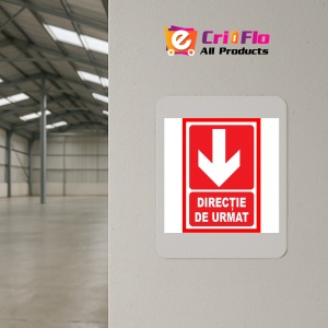 Indicator Placute pentru directie de urmat in jos, Sticker autocolant - Img 3