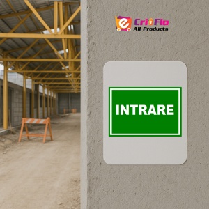 Indicator Placute pentru intrare, Sticker autocolant - Img 5