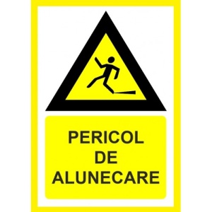 Indicator Placute pentru pericol de alunecare, Sticker autocolant