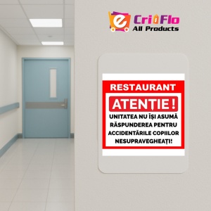 Indicator Placute pentru restaurant, Sticker autocolant - Img 4