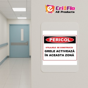 Indicator Placute utilajele de constructii grele activeaza in aceasta zona, Sticker autocolant - Img 4