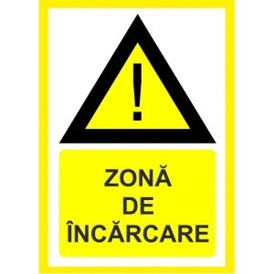 Indicator Placute zona de incarcat, Sticker autocolant