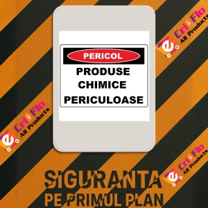 Indicator Produse chimice periculoase, Sticker autocolant - Img 2