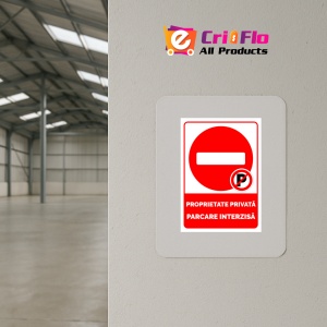 Indicator Proprietate privata parcare interzisa, Sticker autocolant - Img 3