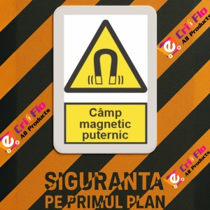 Indicator protectia muncii camp magnetic puternic, Sticker autocolant - Img 3